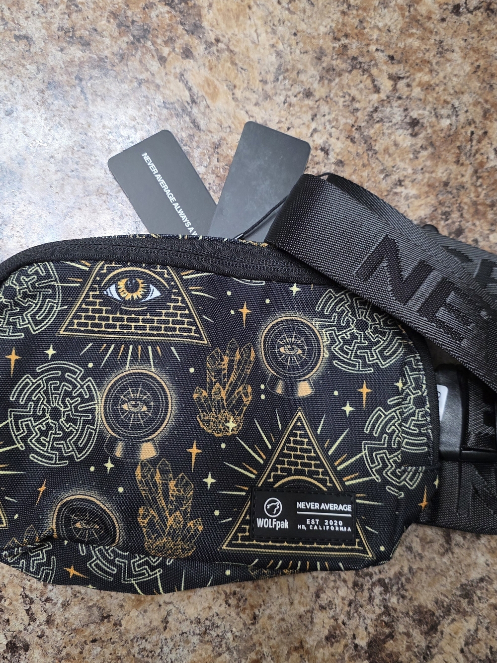 WOLFpak Illuminati Crossbody Bag NWT